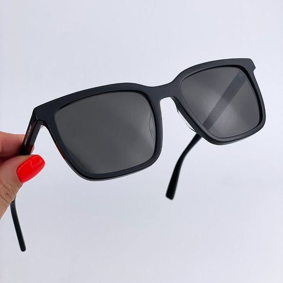 Saint Laurent SL500 001 BRAND NEW Sunglasses Black Gray Square Unisex - Picture 10 of 11